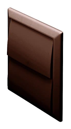 Domus 44910B 100mm Outlet with Gravity Flaps-Brown