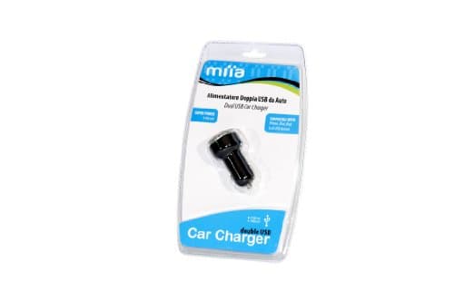 Miia AA-CUSB-2 Black Car Charger