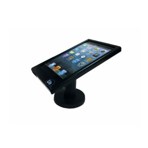 Hypertec KC023PHY Pole Stand with Home Button Covered Enclosure for iPad Mini - Black
