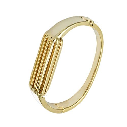 Replacement Metal Strap Bangle for flex 2 Bracelet Wrist Band (Golden)