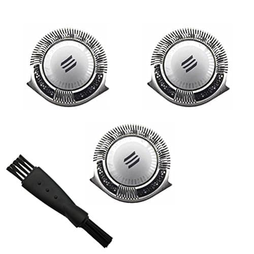 DoBaTo 3 x Replacement Shaving Head Compatible for Philips HQ8 Series PT720, Dual-Precision Dual Blade System Shaver Blade with 1 Cleaning Brush (3pcs)