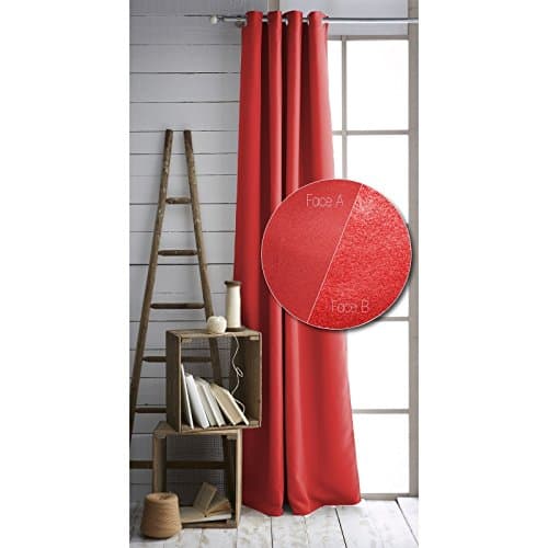 Insulating Curtain Polyester 140 x 240 cm – Candy Apple