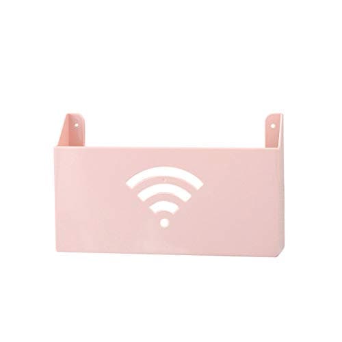 SportHome Durable Router Management Storage Box,Small Size Wall Mount WiFi Router Storage Boxes Shelf