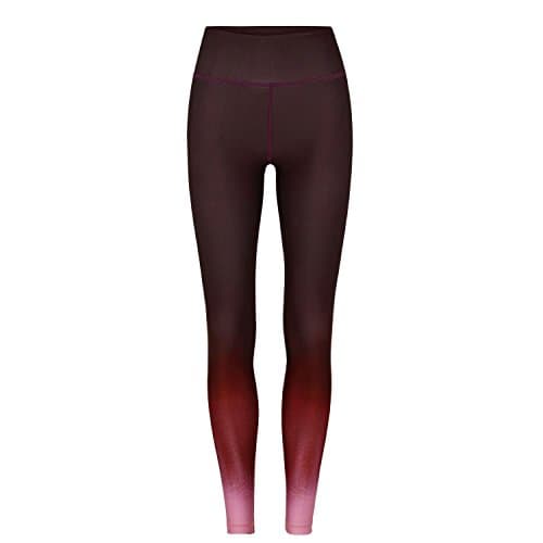 Women's Vie Active Rockell 7/8 Workout Tight - Black Cherry - US SIZE S