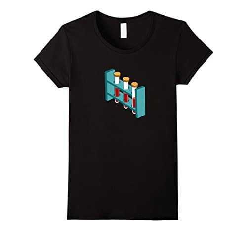 Womens Isometric Science Apparatus Science Geeks Graphic Tshirt Tee Medium Black