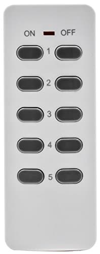 LED Concepts Wireless Remote Control – For Outlet Switch/Outlet Receivers – Control Household Appliances, Electronics, etc - Ideal for inaccessible Places and Limited Mobility (Remote Only)