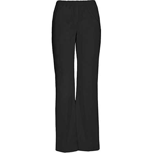 Scrub Star Women's Women's Core Essentials Pull On Scrub Pants (Regular &amp; Tall) (X-Small Tall, Black)