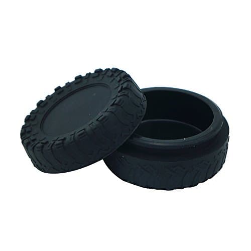Eoozon 23ml Tyre Shape Non-stick Silicone Jars dab Wax Container Pop Top