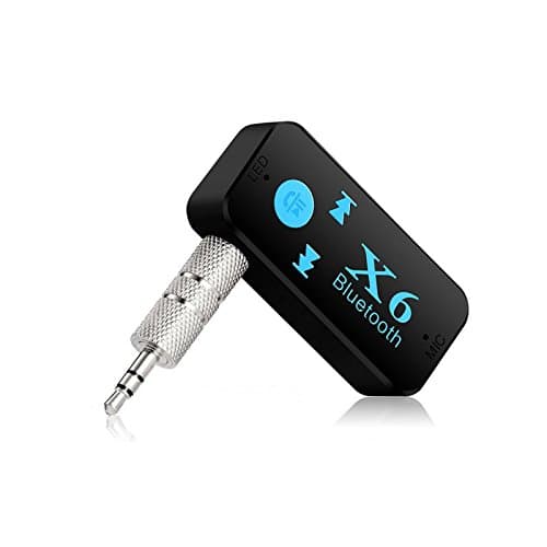 Bluetooth Receiver,Uniwit Protable Bluetooth 4.2 Car Aux Adapter for Music Streaming Sound System, Hands-free Wireless Car Kits for Home / Car Audio Stereo System, Support TF Card