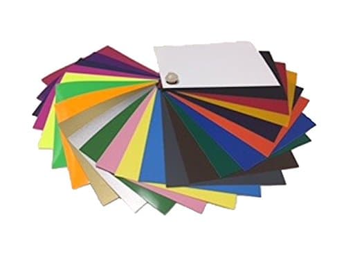 Third Street Heat Transfer Vinyl Bundle - Easyweed Sheets - Iron on Vinyl - 12" x 10" 24 Colors - Works with Cricut and Other Cutters - Great for Use on T-shirts, Hats, Clothing - Machine Washable