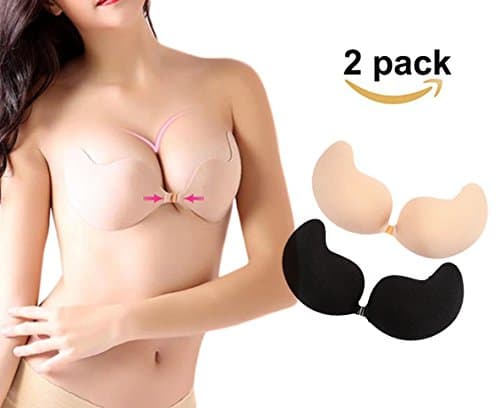 Yale Stuart Lady Silicone Invisible Bra Support Floral Dot Leopard Strapless Push Up Bra Push-Up Backless Bras Adhesive For breasts
