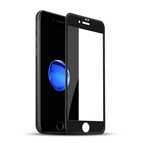 iPhone 8 Screen Protector-MORNTTE Tempered Glass with 3D Touch Case Protective Screen Protector for Apple iPhone 7 (black)