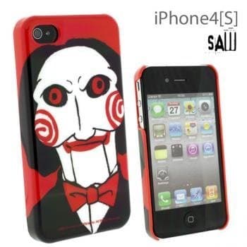 SAW Jigsaw Puppet iPhone 4S/4 Hard Cover (Red)