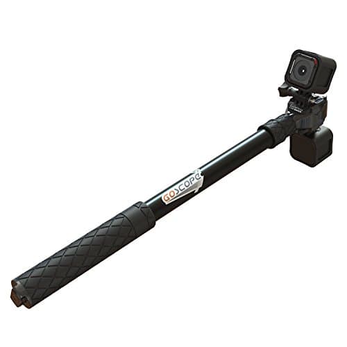 GoScope Boost, Black, &amp; FreeRide Combo Telescoping Extension Pole w/ Mount | Selfie Stick w/ Mount | for GoPro &amp; Smartphones