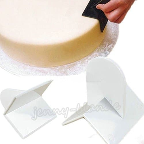 1xPlastic Bake Cake Orthogonal Polisher Tool Cake Making Smoother Kitchen Supply
