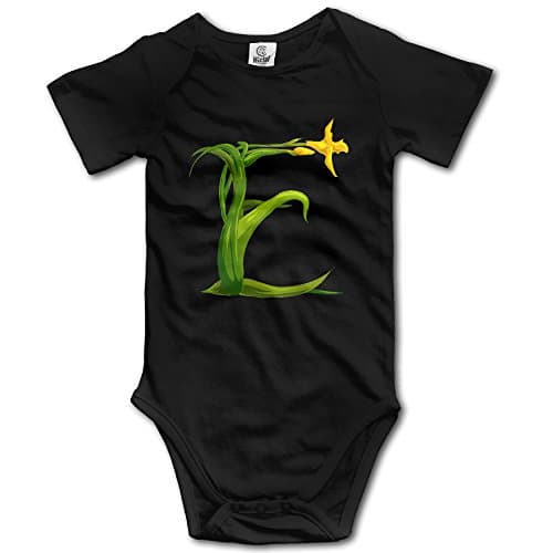 E Flower Unisex Bodysuit For Infants