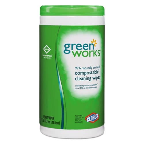 Green Works Biodegradable Multipurpose Cleaner - Wipe - Green