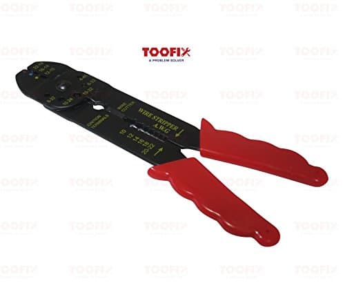 8” Crimping Tool, Bolt Threader, Wire Cutter, Wire Stripper.