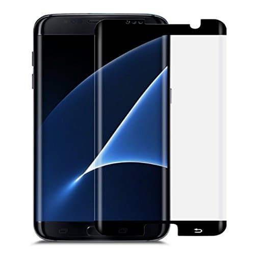Samsung Galaxy S7 Edge Screen Protector YiYiYi Case Friendly 9H Tempered Glass 3D Curved Protection - Black