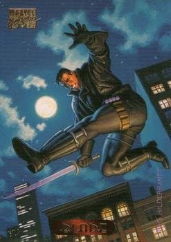 Blade Marvel Masterpiece 1994 POWERBLAST Trading Card #12