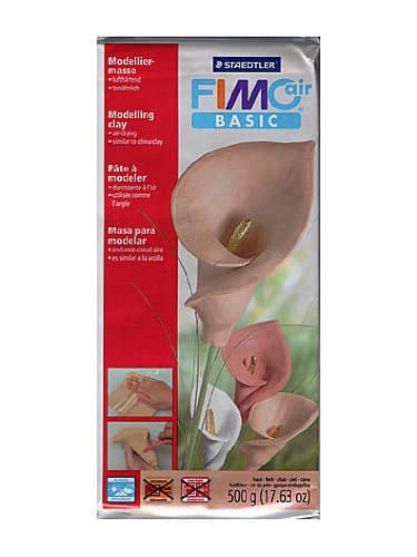 Fimo Air Basic Modeling Clay flesh 500 g (17.63 oz.) [PACK OF 2 ]