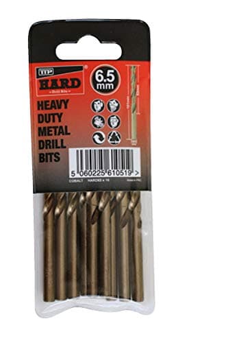 TTP Hard 6.5mm Drill Bit for Metal | Pack of 10 | 5% Cobalt
