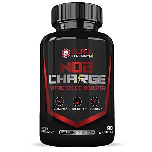 Nitric Oxide Supplements :: Muscle Builder :: Extra Strength Formula :: Boost Stamina :: Supports Strength and Power :: Increase Energy :: 90 Capsules Per Bottle :: Elite Strength Labs