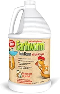 EarthwormDrain Cleaner - Drain Deodorizer - Natural and Family-Safe - 64 fl oz