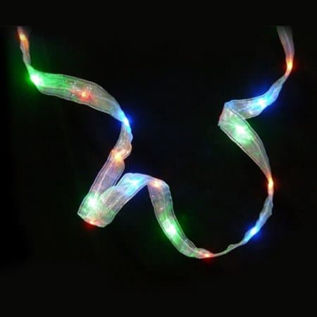 Pick Indiana Ribbon String Red Blue and Green LED Light for Diwali, Christmas and Decoration