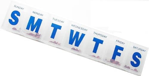 JUMBO 7 Day Pill Box