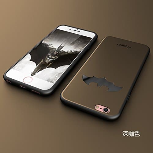 RONNEY'S BANSKEY Batman Soft TPU Case For Apple Iphone 6/6S BROWN