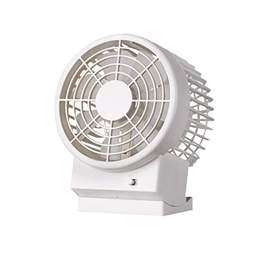 Yoosion Desktop Fan 2 Motor USB Table Fan Mini Personal Dual Motor Powerful Wind Blower Silent for Sleep, Home, Office, Baby, White