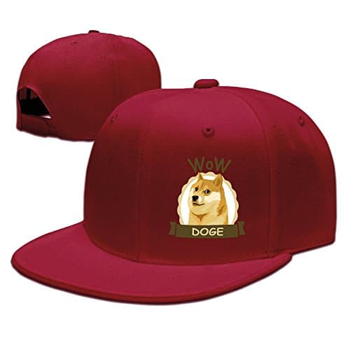 GOww WOW Doge Adjustable Snapback Flat Baseball Hat / Caps