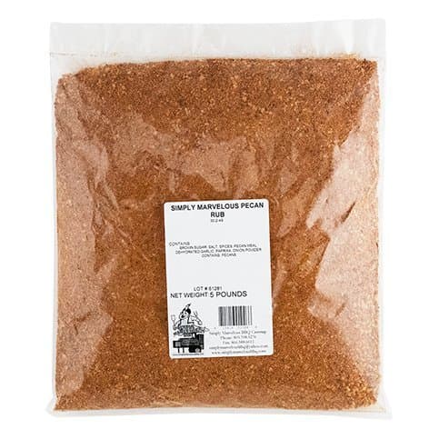 Simply Marvelous BBQ Pecan BBQ Rub - 5lb Bag