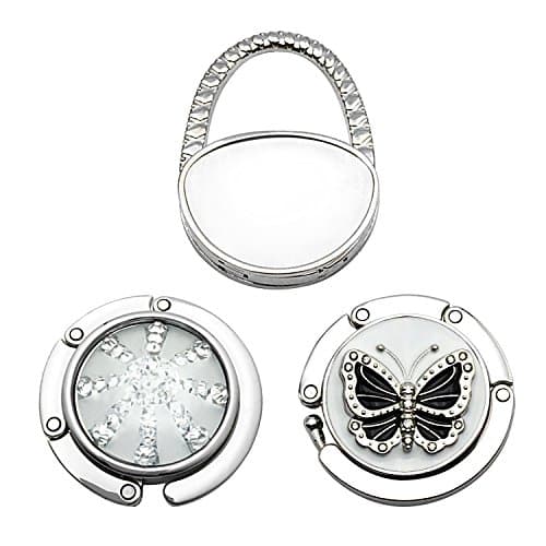 3 Pack Purse Hook for Table Foldable Womens Purse Hanger