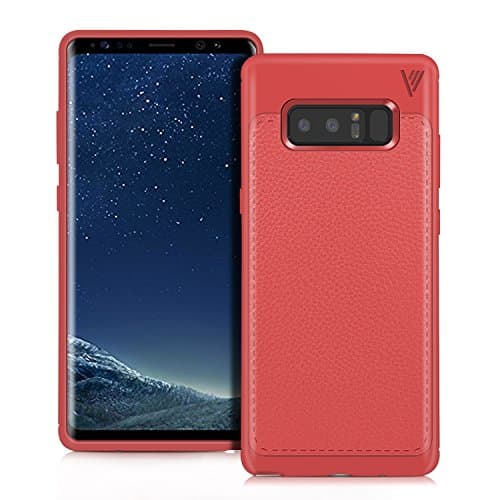 Samsung Galaxy Note 8 Case,[Perfect Fit] Samsung Note 8 Case Anti-Slip Matte Pattern Soft TPU Excellent Grip Thin Protective Case Covers for Samsung Galaxy Note 8 2017 (Red)