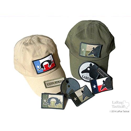 LaRue Tactical Morale Patch Front Panel Velcro Baseball Cap (With-Out Patches, Sand Tan)