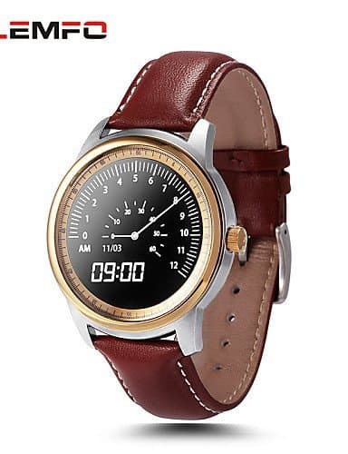 Lemfo LEM1 Bluetooth Smart Watch Full HD IPS Screen SmartWatch Wearable Devices Fitness Tracker For IOS Android New , gold