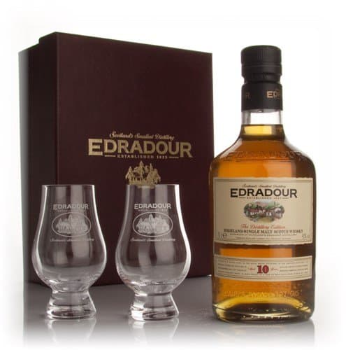 Edradour 10 Year Old Glass Pack / 70cl