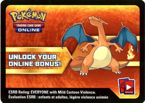 Pokemon charizard-ex Box Promo Code Card by Pokemon Darkrai Tin
