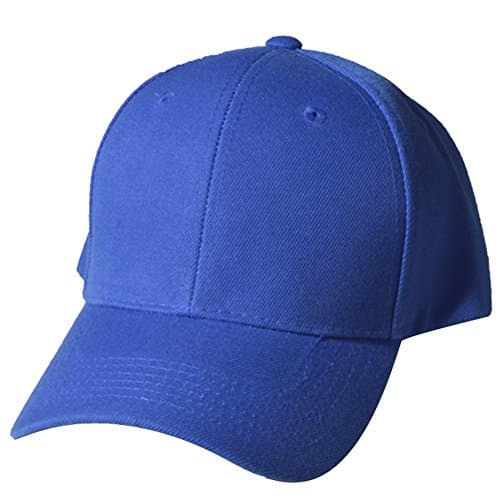 QML ( Junior, Infant ) Baseball Cap and Snapback ( 4 STYLES, Many COLORS ) (JUNIOR PLAIN, ROYAL BLUE)