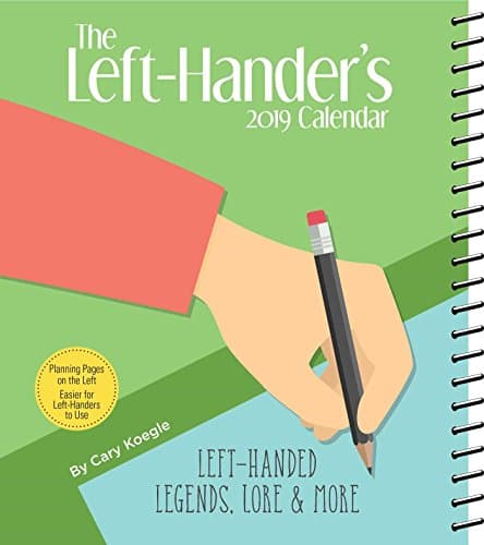 The Left-Hander's 2019 Weekly Planner Calendar