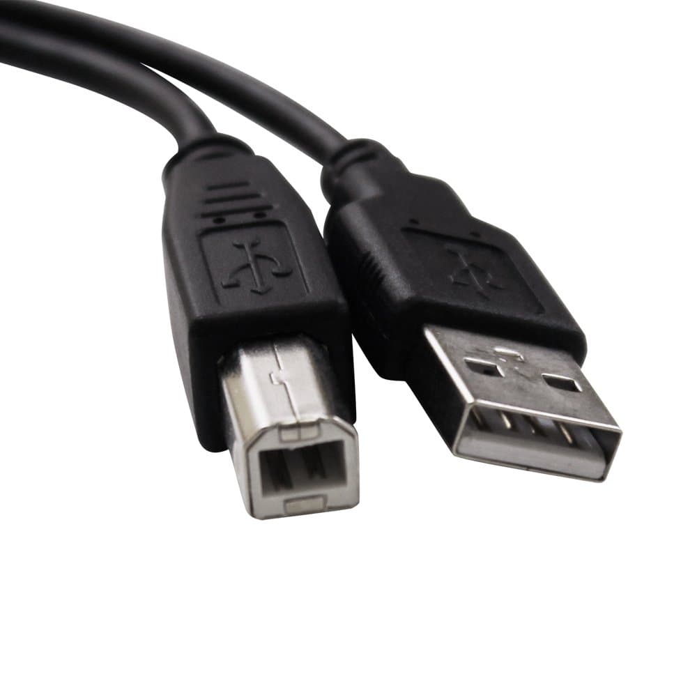 ReadyPlug USB Cable Compatible with HP Laserjet Pro 400 MFP M425dn CF286A#BGJ Printer (25 Feet, Black)