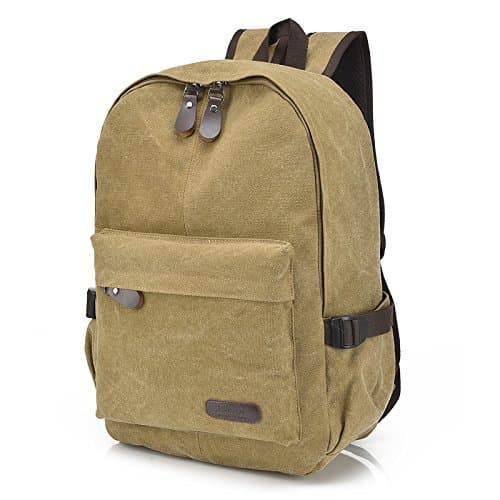 Phenas Off-white Canvas Backpack School Bag Super Cute for School Girl Cute Products New Fashion Casual Canvas Backpack Rucksack Bag School Shoulder Bags