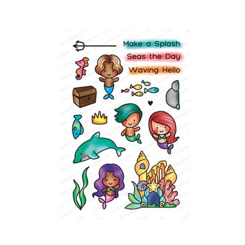 The Greeting Farm Clear Stamp Set - Make A Splash