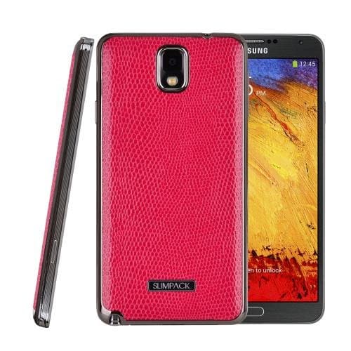 Galaxy Note 3 Case, SlimPack¬ [Luxurious Red] [Genuine Leather] Ultra Slim Replacement Battery Door Case Cover for Samsung Galaxy Note 3 / Note III (2013)