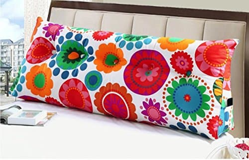 YOTA HOME Bedside Backrest Double Bedside Triangle Cushion Pillow Sofa Cushion Waist Pillow Sofa Backrest Soft Sleeper Bed Lumbar Cushion (Size : 60 * 20 * 50cm)