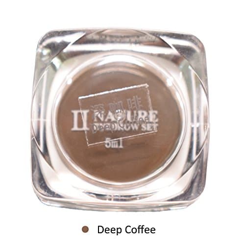 Myle 100% Natural Eyebrows Tattoo Ink Set for Brows/Eyebrows Microblading Tattoo Makeup PCD Cream Paste/Permanent Pigments Microblading 5 ml/Bottle Deep Coffee Brown