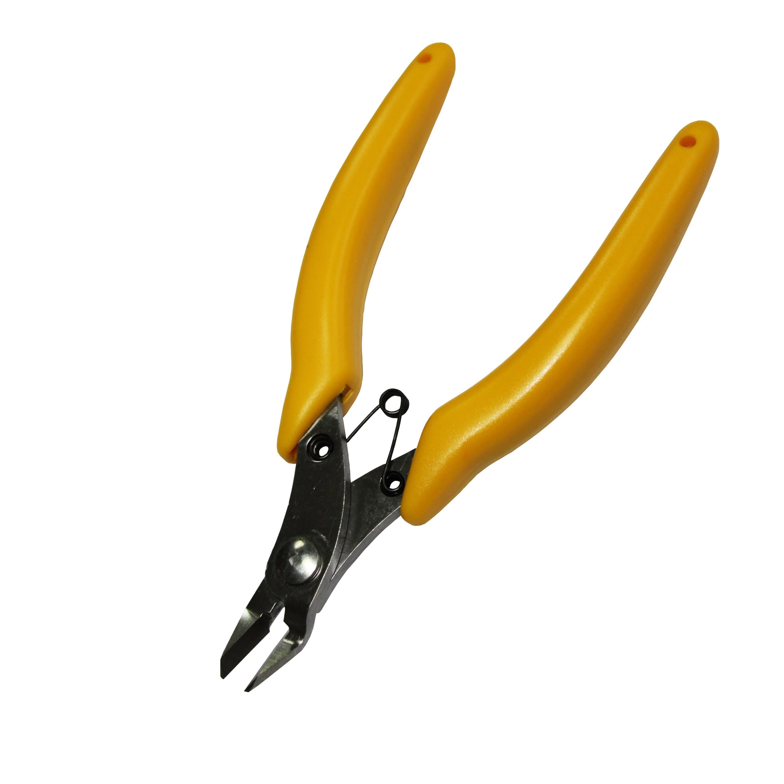 Cassie Brown Wire Nippers Side Cutting, Yellow