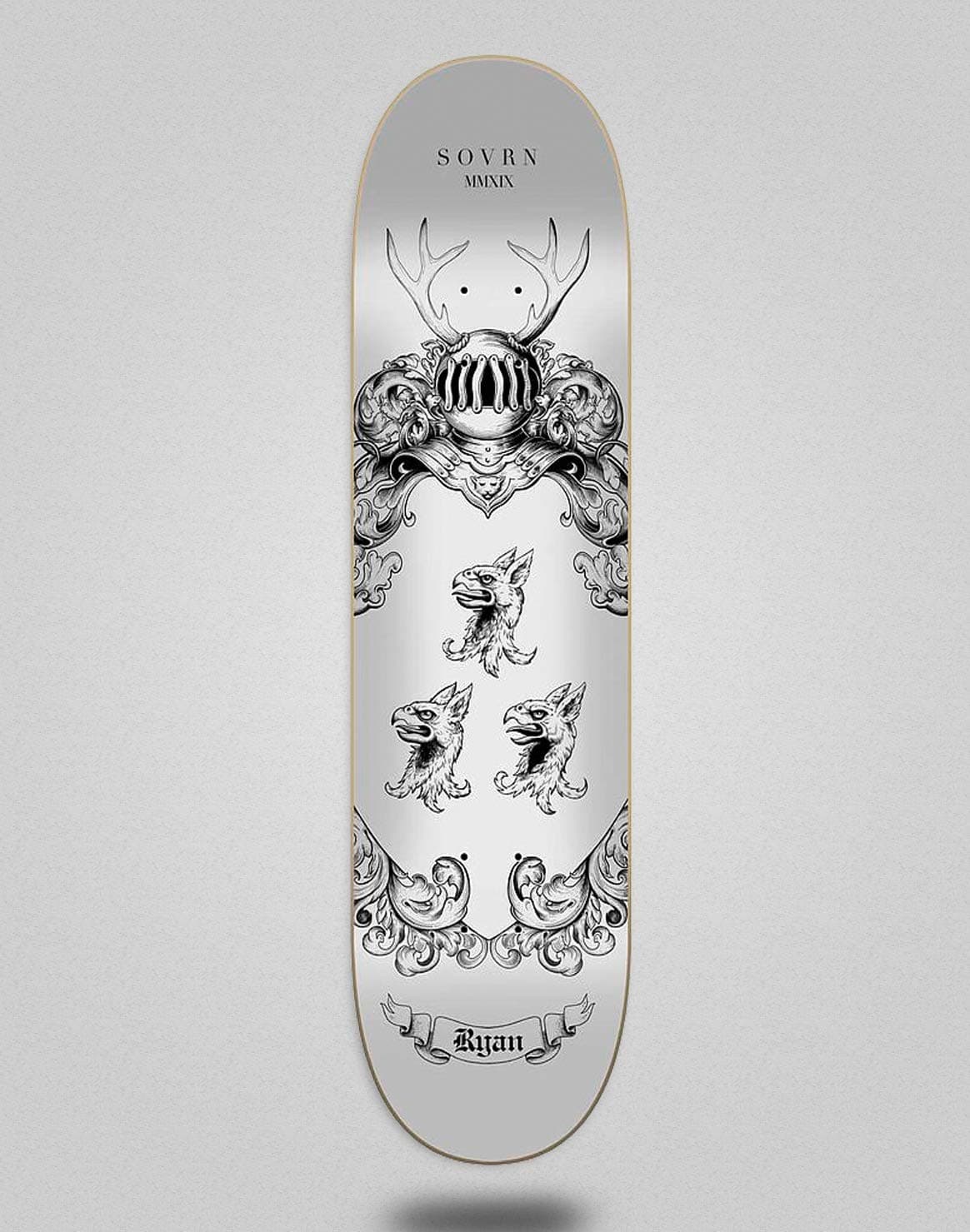 Sovrn monopatin Skate Skateboard Deck Tabla Crest 8.25"